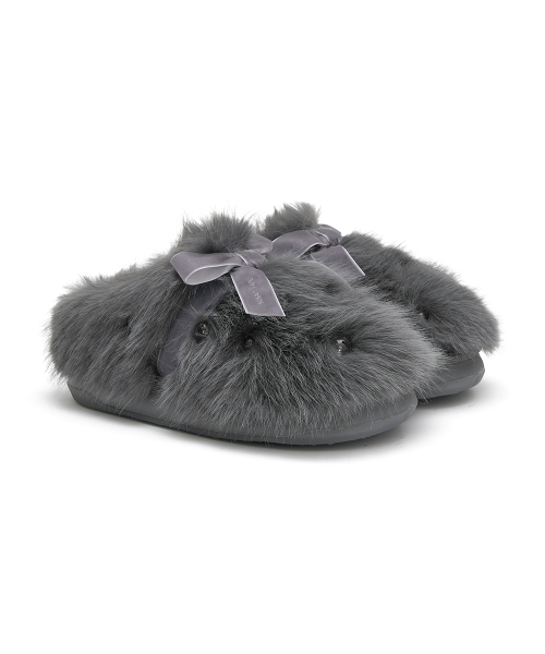 [X SUSAN FANG] FURRY MULES- 3 colors