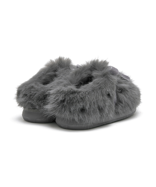 [X SUSAN FANG] FURRY MULES- 3 colors