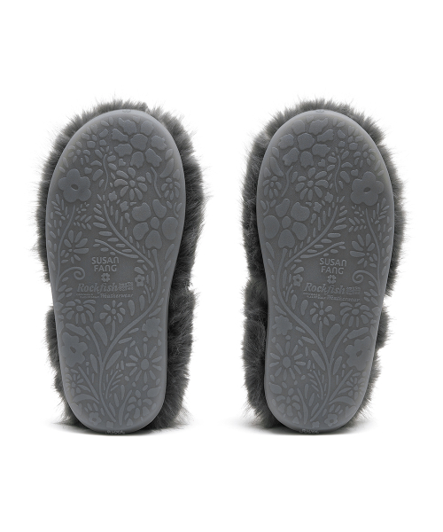 [X SUSAN FANG] FURRY MULES- 3 colors