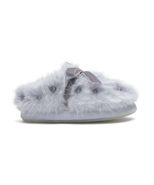 [X SUSAN FANG] FURRY MULES- 3 colors