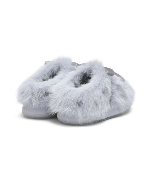 [X SUSAN FANG] FURRY MULES- 3 colors
