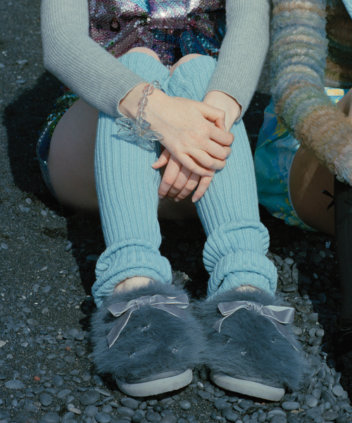 [X SUSAN FANG] FURRY MULES- 3 colors