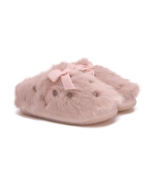 [X SUSAN FANG] FURRY MULES- 3 colors