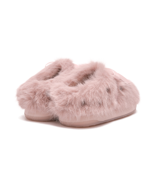 [X SUSAN FANG] FURRY MULES- 3 colors