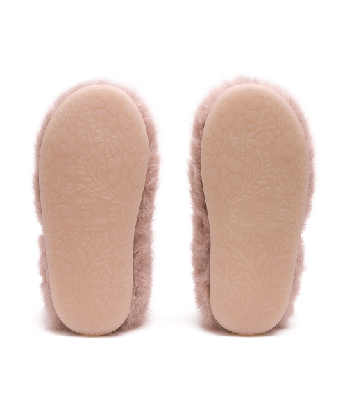 [X SUSAN FANG] FURRY MULES- 3 colors
