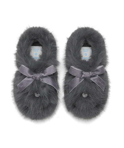 [X SUSAN FANG] FURRY MULES- 3 colors