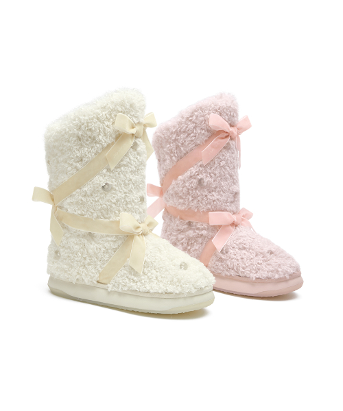 [X SUSAN FANG] FURRY MIDDLE BOOTS - 2 colors