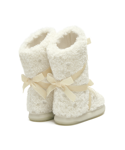 [X SUSAN FANG] FURRY MIDDLE BOOTS - 2 colors