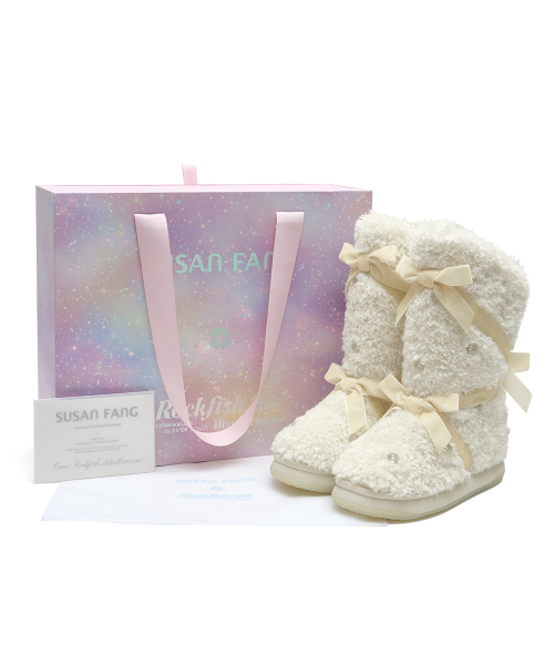 [X SUSAN FANG] FURRY MIDDLE BOOTS - 2 colors