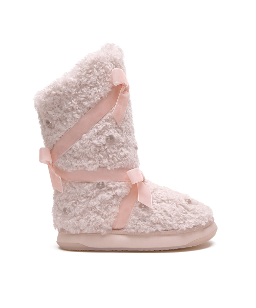 [X SUSAN FANG] FURRY MIDDLE BOOTS - 2 colors