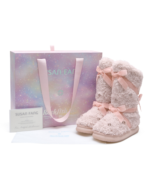 [X SUSAN FANG] FURRY MIDDLE BOOTS - 2 colors