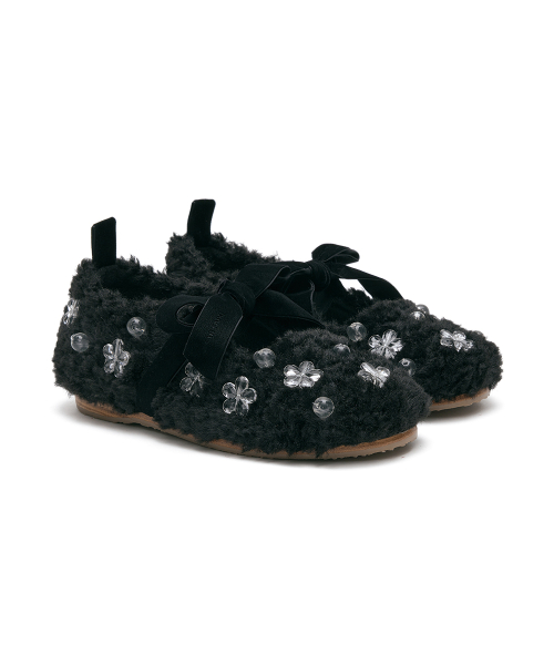[X SUSAN FANG] FURRY MARYJANES - 3 colors