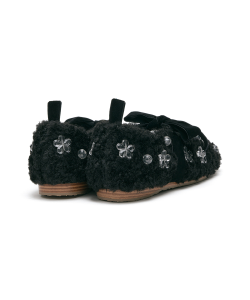 [X SUSAN FANG] FURRY MARYJANES - 3 colors