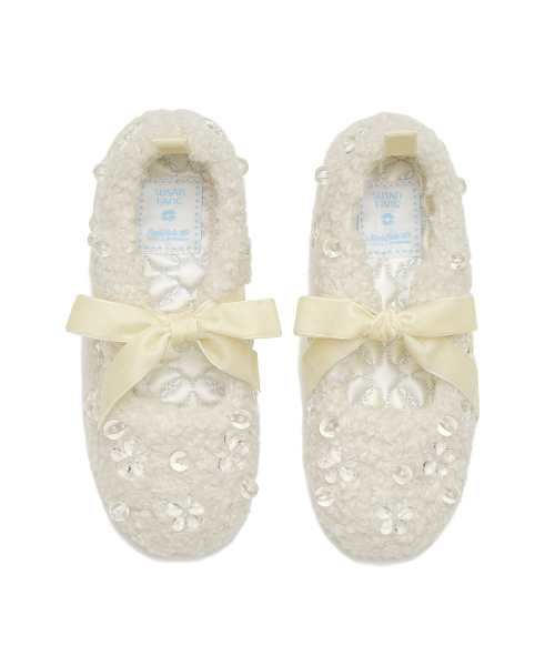 [X SUSAN FANG] FURRY MARYJANES - 3 colors