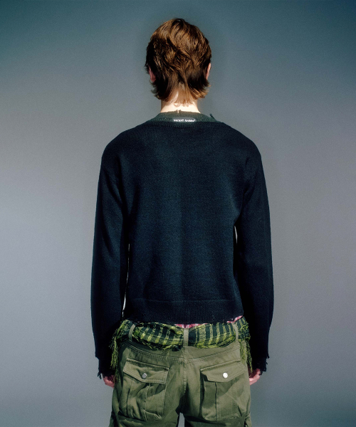 KAI LAYERED KNIT BLACK