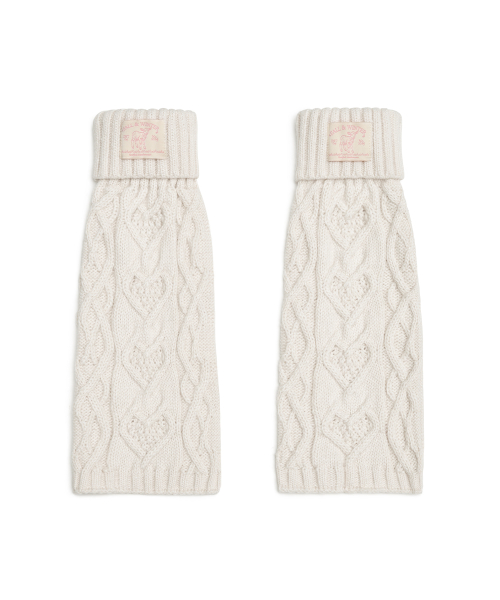DIAMOND CABLE LEG WARMERS - 3 colors