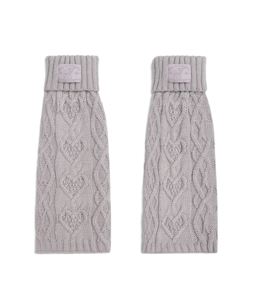 DIAMOND CABLE LEG WARMERS - 3 colors