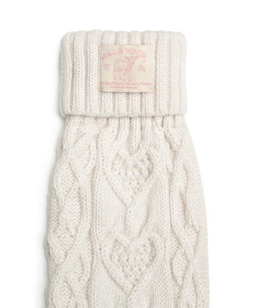 DIAMOND CABLE LEG WARMERS - 3 colors