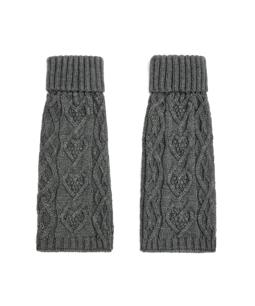 DIAMOND CABLE LEG WARMERS - 3 colors