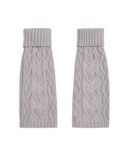 DIAMOND CABLE LEG WARMERS - 3 colors