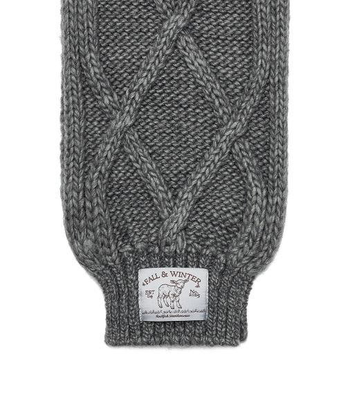 DIAMOND CABLE SCARF - 4 colors