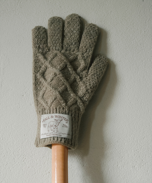 DIAMOND CABLE GLOVES - 4 colors