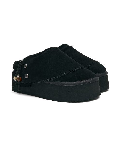 STUD MAXI FOLDED MULES - 2 colors