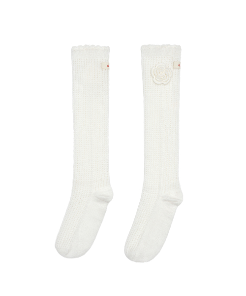 CROCHET SOCKS - IVORY