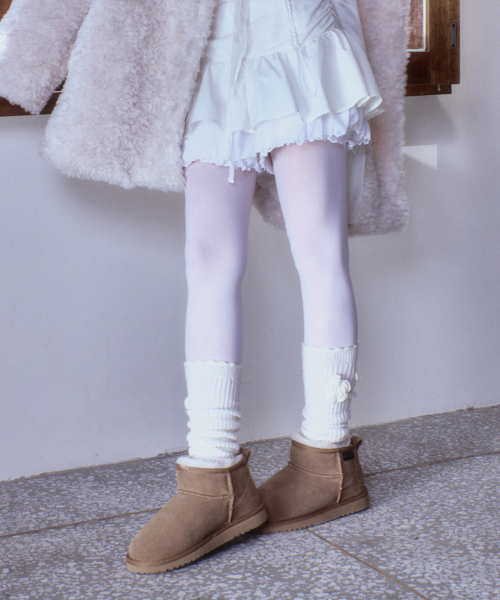 CROCHET SOCKS - IVORY
