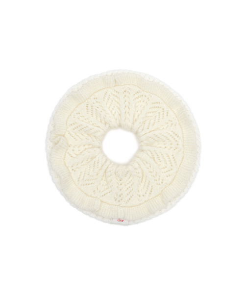CROCHET SCRUNCHIE - 2 colors