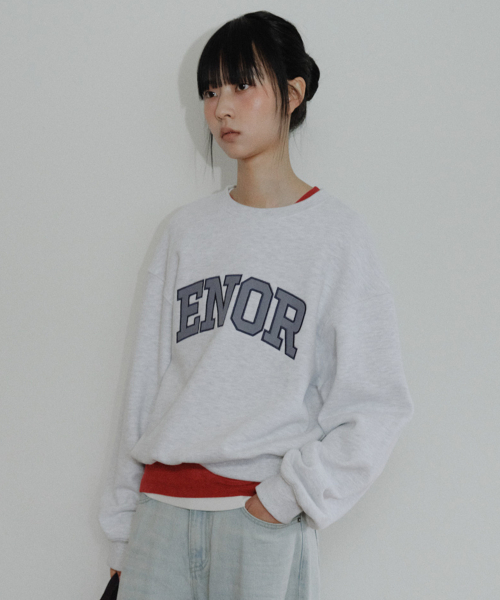 [CORE] ENOR CORE SWEATSHIRT - LIGHT GREY