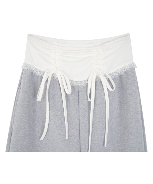 Lace Shirring Training Pants