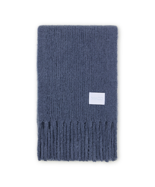 palette knit muffler (flow blue)