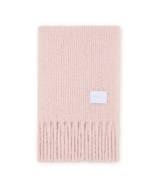palette knit muffler (pink)