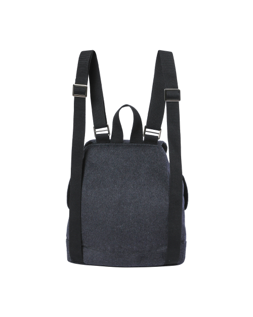 Toggle wool backpack CHARCOAL