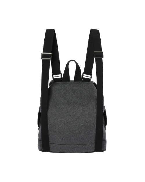 Toggle wool backpack DARK GREY
