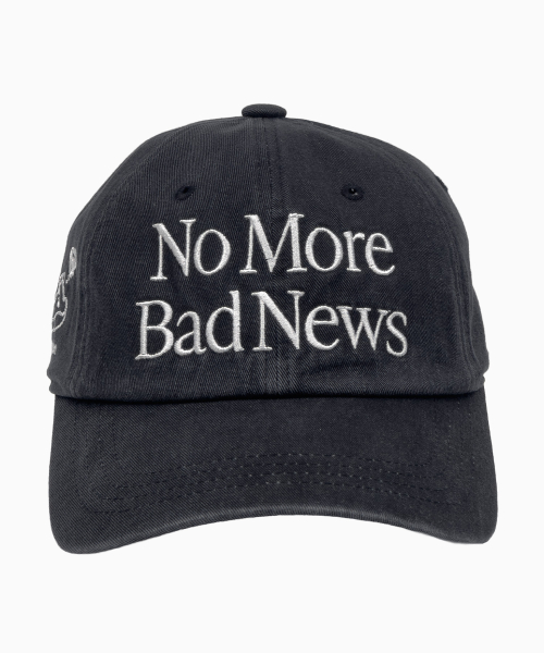 NO MORE BAD NEWS WASHING CAP (BLACK)