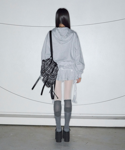 Double Belted Moto Backpack (CHECK)