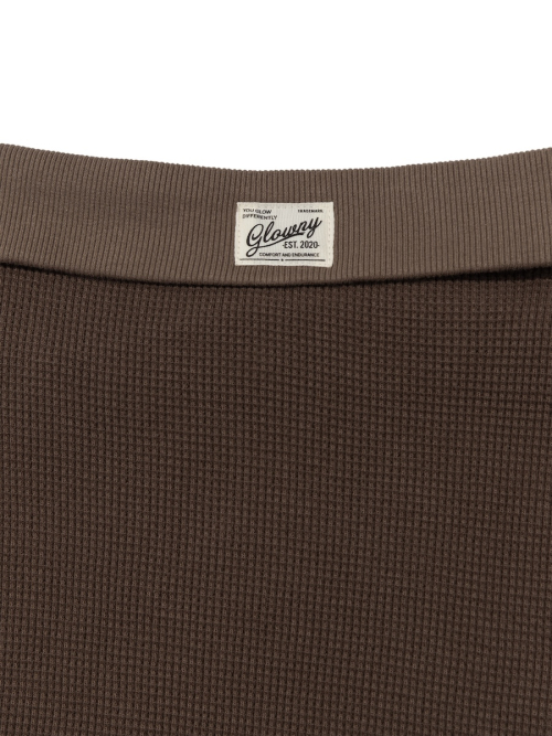 DEMI CUTOUT LONG SLEEVE (BROWN)