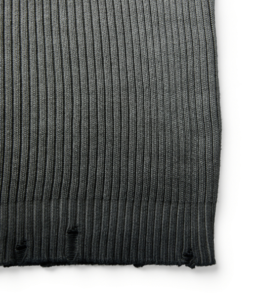 MUSK ZIP-UP KNIT (BLACK)