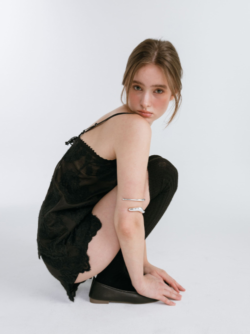PAISLEY SEE-THROUGH SHORTS / BLACK