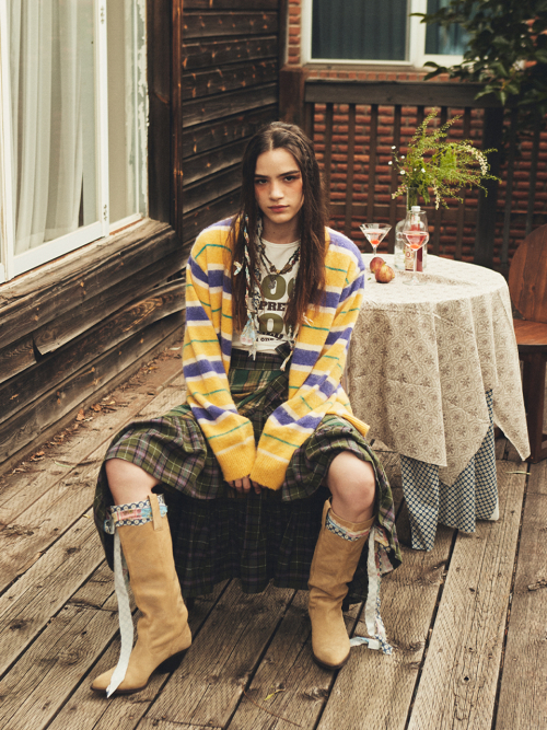MULTI STRIPE CARDIGAN YELLOW