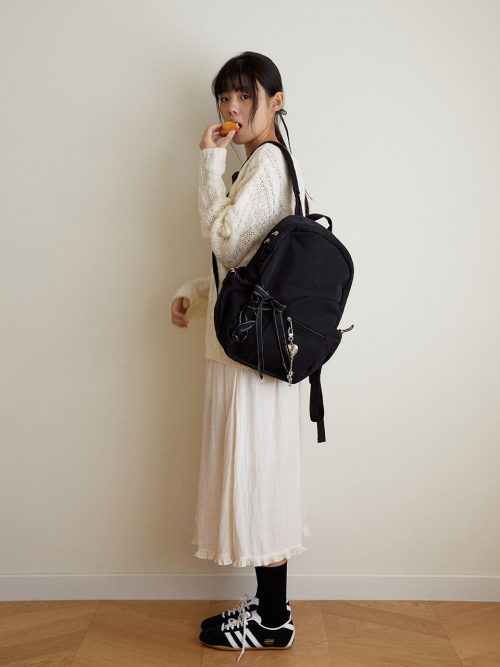 Romantique sneaker backpack_black
