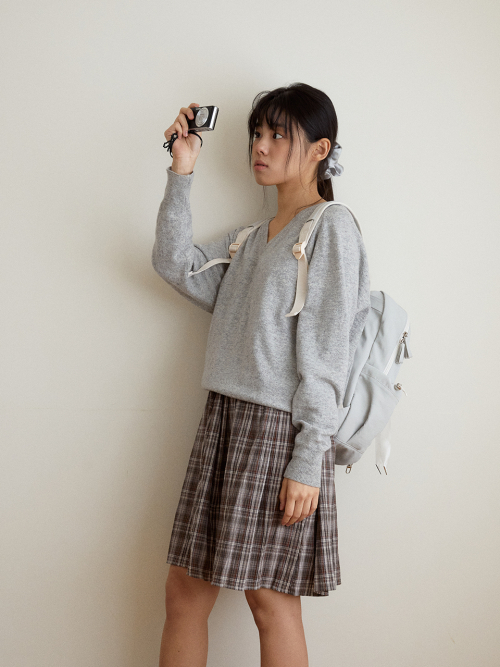 Romantique sneaker backpack_grey