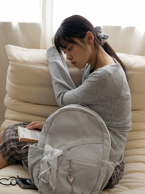 Romantique sneaker backpack_grey