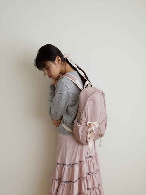 Romantique sneaker backpack_nude pink