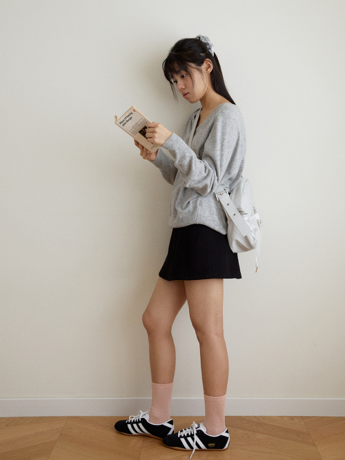 Romantique sneaker crossbody bag_grey