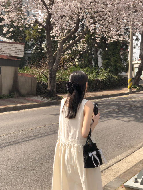 Mini easy ribbon bag_black