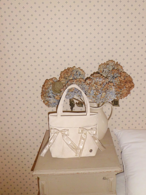 Mini easy ribbon bag_sand beige