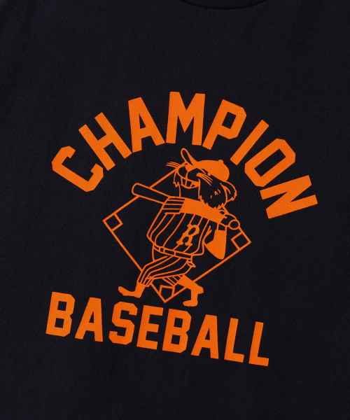BASEBALL 레귤러핏 롱슬리브 티셔츠 Black